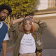 Lakeith Stanfield, left, as Cassius Green and Tessa Thompson as Detroit.